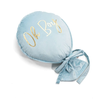 Poduszka Balon welur Baby blue