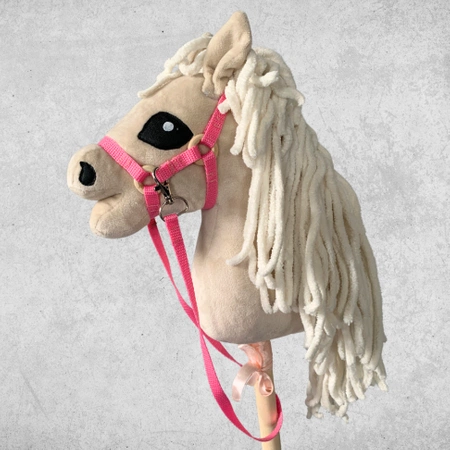 Hobby Horse Perlino - Beżowy z białymi włosami Duży