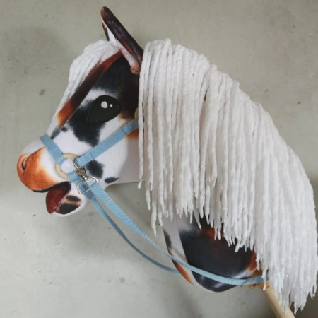 Hobby Horse Błysk - Srokaty z białą grzywą Duży