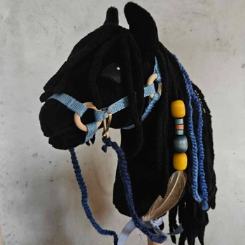 Hobby Horse Błyskawica - Czarny Duży PREMIUM